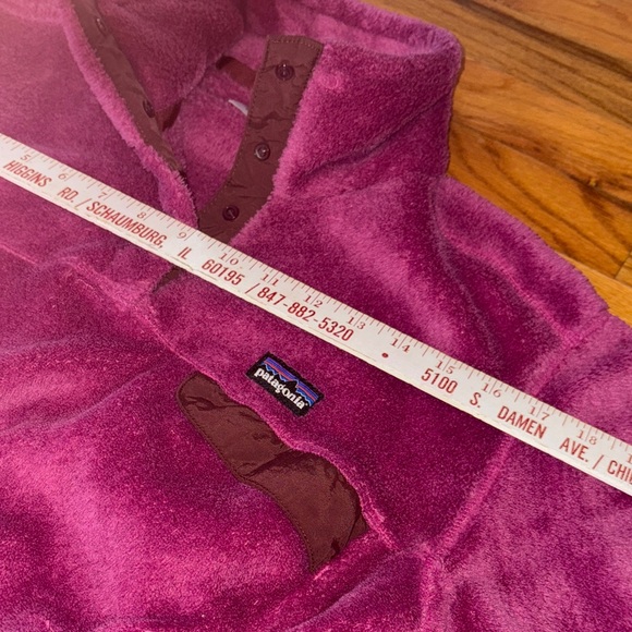 Patagonia Rosehip Berry is Fleece Jacket Womens Large excellent condition #twee - Picture 7 of 10